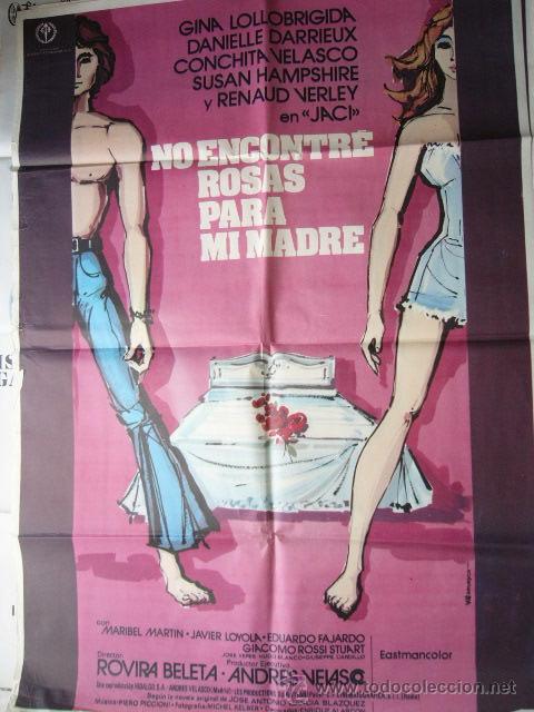 Cinema: CARTEL DE CINE- MOVIE POSTER NO ENCONTRE ROSAS PARA MI MADRE 70X100 CM.