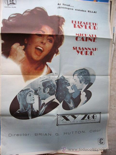 Cinema: CARTEL DE CINE- MOVIE POSTER XY ZEE, 1974 70X100 CM.