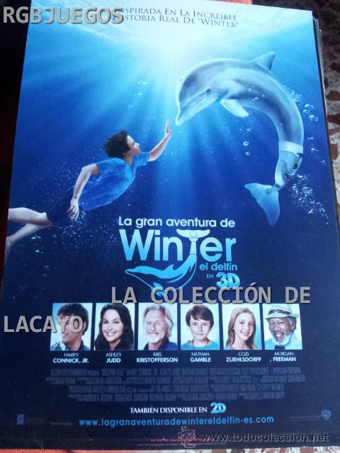 Cinema: AFICHE O CARTEL LA GRAN AVENTURA DE WINTER MEDIDAS APROX. 21 X 29 CON SINOPSIS EN DORSO O INTERIOR