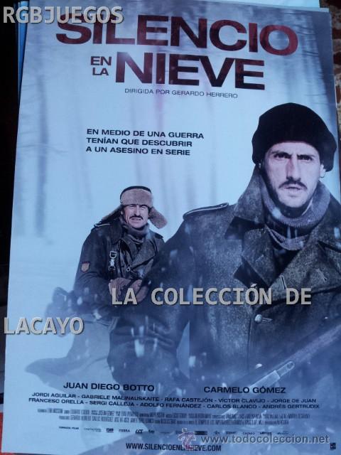 Cinema: AFICHE O CARTEL SILENCIO EN LA NIEVE MEDIDAS APROX. 21 X 29 CON SINOPSIS EN DORSO O INTERIOR