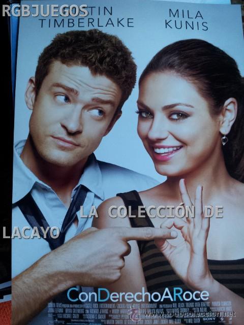 Cinema: AFICHE O CARTEL CON DERECHO A ROCE MEDIDAS APROX. 21 X 29 CON SINOPSIS EN DORSO O INTERIOR