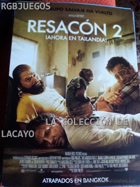 Cinema: AFICHE Y CARTEL RESACON 2 AHORA EN TAILANDIA MEDIDAS APROX. 21 X 29 CON SINOPSIS EN DORSO