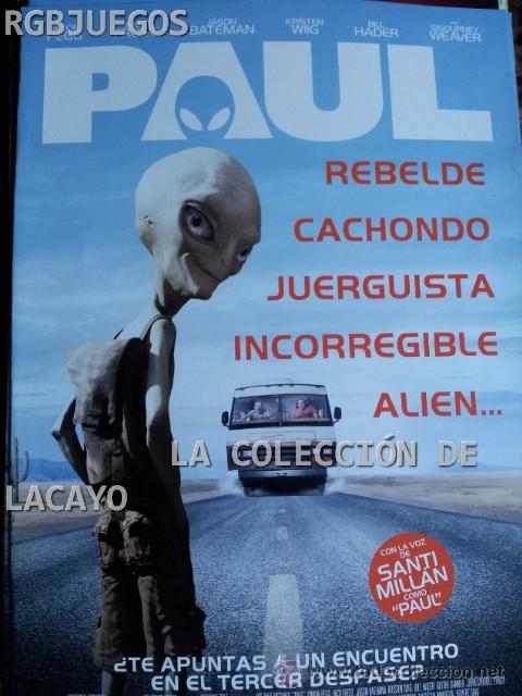 Cinema: AFICHE Y CARTEL PAUL MEDIDAS APROX. 21 X 29 CON SINOPSIS EN DORSO O INTERIOR