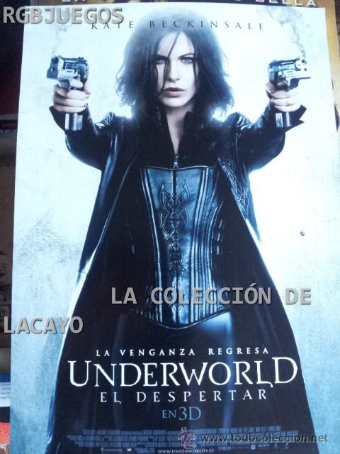 Cinema: AFICHE O CARTEL DE CINE UNDERWORLD MEDIDAS APROX. 21 X 29 CON SINOPSIS EN DORSO O INTERIOR
