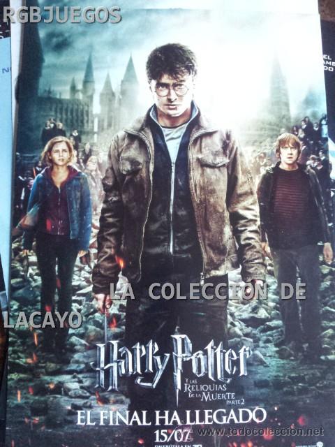 Cinema: AFICHE HARRY POTTER Y LAS RELIQUIAS DE LA MUERTE parte 2 MEDIDAS APROX. 21 X 29 CON SINOPSIS