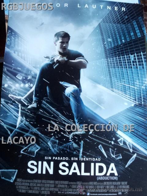 Cinema: AFICHE O CARTEL DE CINE SIN SALIDA MEDIDAS APROX. 21 X 29 CON SINOPSIS EN DORSO O INTERIOR