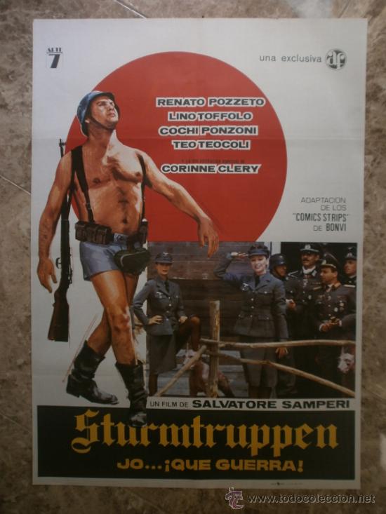Kino: STURMTRUPPEN. RENATO POZZETO, LINO TOFFOLO, COCHI PONZONI. A&Ntilde;O 1977.