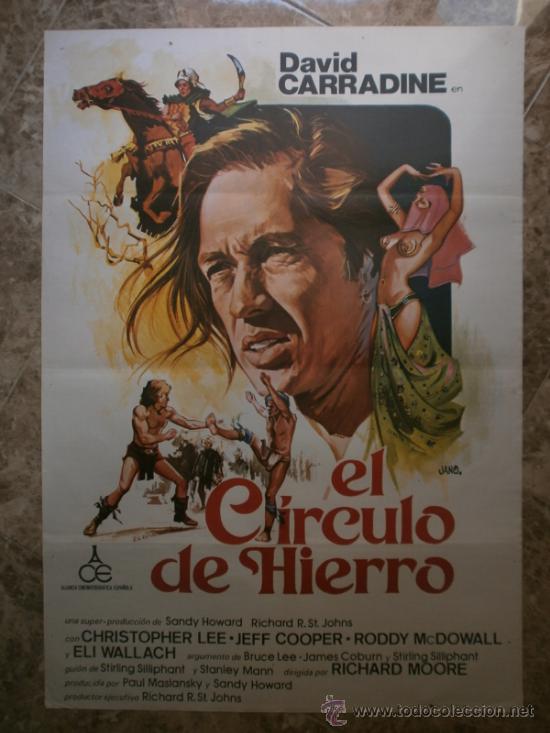 Cine: EL CIRCULO DE HIERRO. DAVID CARRADINE. A&Ntilde;O 1978. - Foto 1