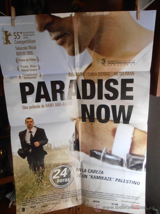 Cinema: PARADISE NOW, CARTEL DE CINE ORIGINAL 70x100 APROX (97)