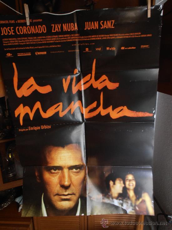 Cinema: LA VIDA MANDA, CARTEL DE CINE ORIGINAL 70x100 APROX (97)