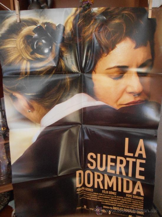 Cinema: LA SUERTE DORMIDA, CARTEL DE CINE ORIGINAL 70x100 APROX (97)