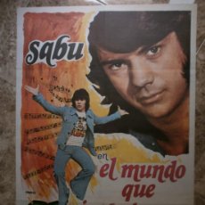 Cine: EL MUNDO QUE INVENTAMOS. SABU. AÑO 1975.