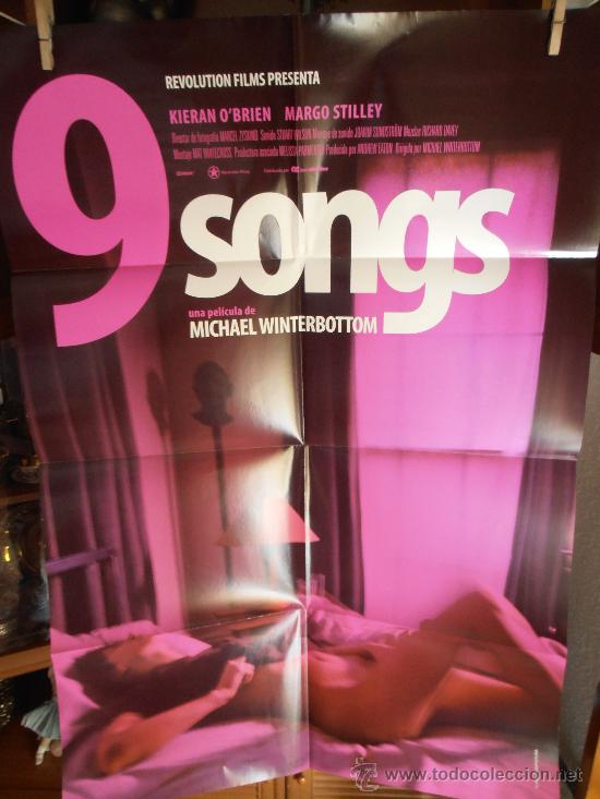 Kino: 9 SONGS, CARTEL DE CINE ORIGINAL 70x100 APROX (90)