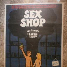 Cine: SEX SHOP. JEAN-PIERRE MARIELLE, JULIET BERTO, CLAUDE BERRI. AÑO 1979.. Lote 32899709