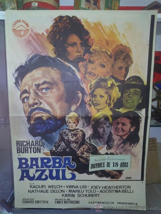 Cinema: POS5--POSTER PELICULA BARBA AZUL