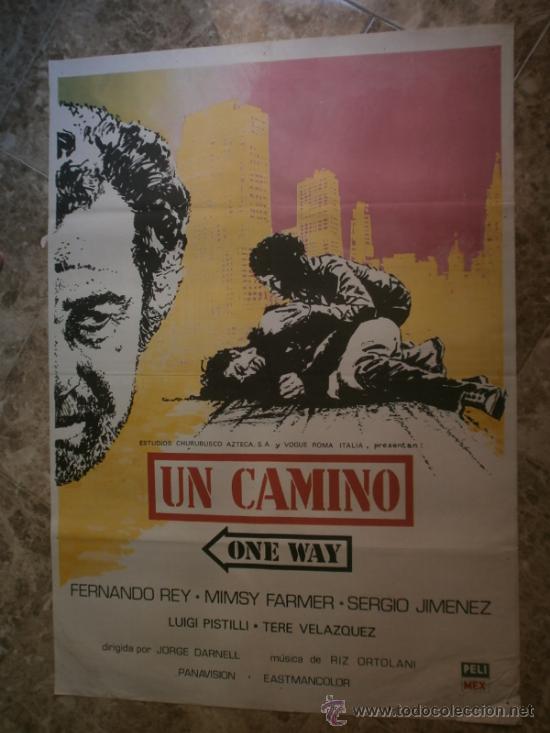Kino: UN CAMINO. FERNANDO REY, MIMSY FARMER, SERGIO JIMENEZ. A&Ntilde;O 1977.