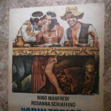 Cine: ADULTERIOS MEDIEVALES. NINO MANFREDI, ROSANNA SCHIAFFINO. AÑO 1977.