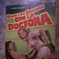 Cine: BAJO LAS SABANAS CON LA DOCTORA. KARIN SCHUBERT, ORCHIDEA DE SANTIS. AÑO 1978.. Lote 33138386