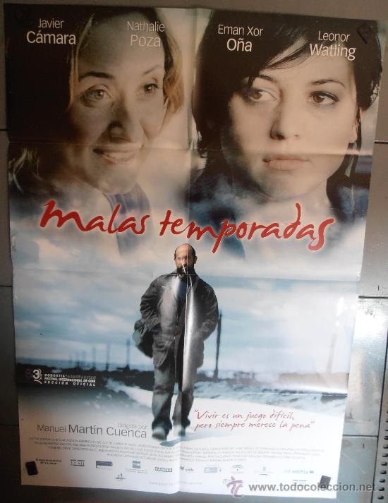 Cinema: MALAS TEMPORADAS, CARTEL DE CINE ORIGINAL 70x100 APROX (1418)