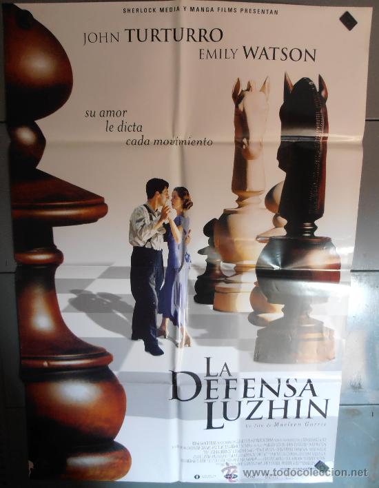 Cinema: LA DEFENSA LUZHIN, CARTEL DE CINE ORIGINAL 70x100 APROX (1434)