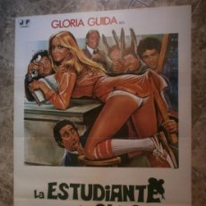 Cine: LA ESTUDIANTE EN LA CLASE DE LOS SUSPENSOS. GLORIA GUIDA. AÑO 1978.