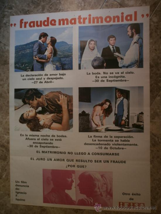 Cine: FRAUDE MATRIMONIAL. A&Ntilde;O 1976. - Foto 1