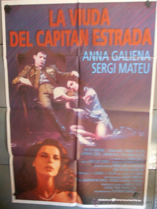 Cinema: LA VIUDA DEL CAPITAN ESTRADA, CARTEL DE CINE ORIGINAL 70x100 APROX (1742)