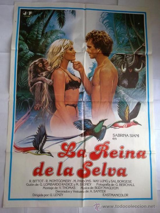 Cine: P&oacute;ster original LA REINA DE LA SELVA - Foto 1