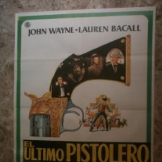 Cine: EL ULTIMO PISTOLERO. JOHN WAYNE, LAUREN BACALL. AÑO 1977.