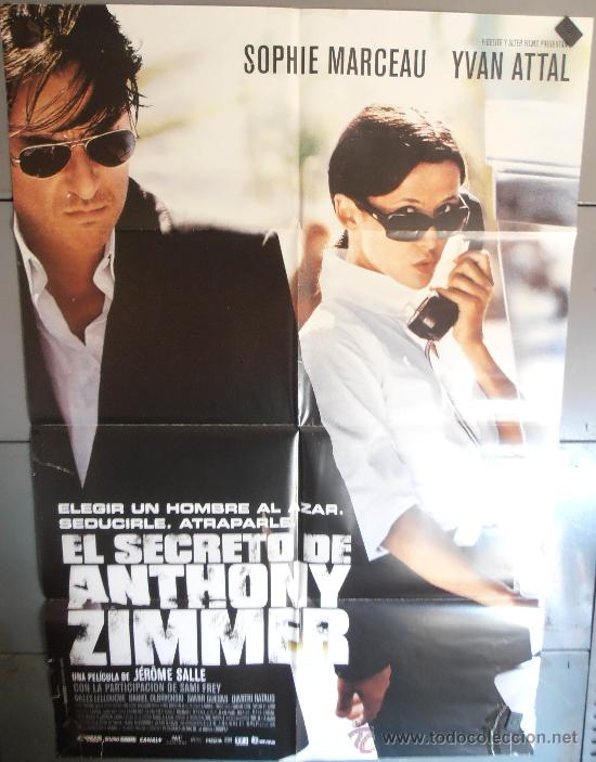 el secreto de anthony zimmer,cartel de cine ori - Compra venta en todocoleccion