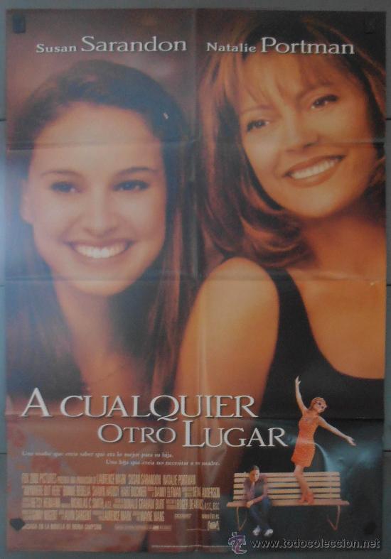 Cin&eacute;ma: A CUALQUIER OTRO LUGAR,SUSAN SARANDON CARTEL DE CINE ORIGINAL 70x100 APROX (2646)
