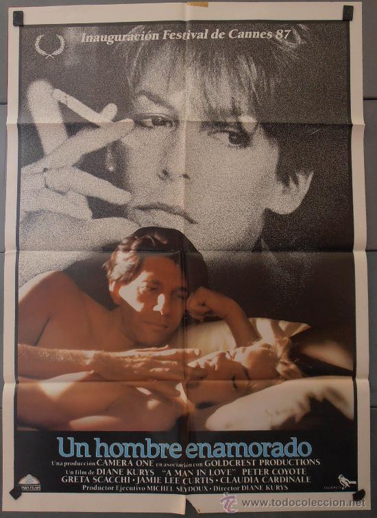 Cine: UN HOMBRE ENAMORADO, CARTEL DE CINE ORIGINAL 70x100 APROX (2672)
