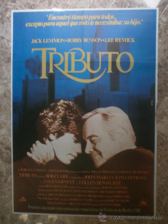 Cine: TRIBUTO. JACK LEMMON, ROBBY BENSON, LEE REMICK. - Foto 1