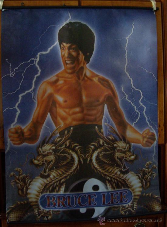 Cine: BRUCE LEE. POSTER-BANDERA. - Foto 1