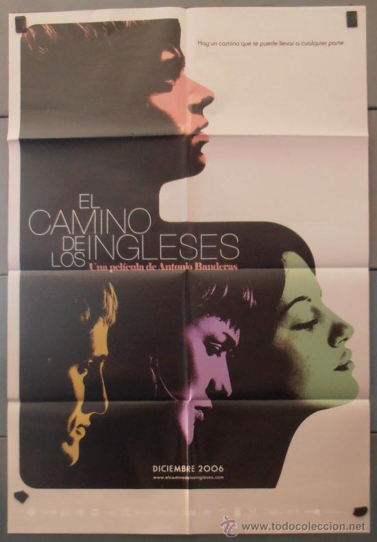Cine: EL CAMINO DE LOS INGLESES, CARTEL DE CINE ORIGINAL 70x100 APROX (3222)
