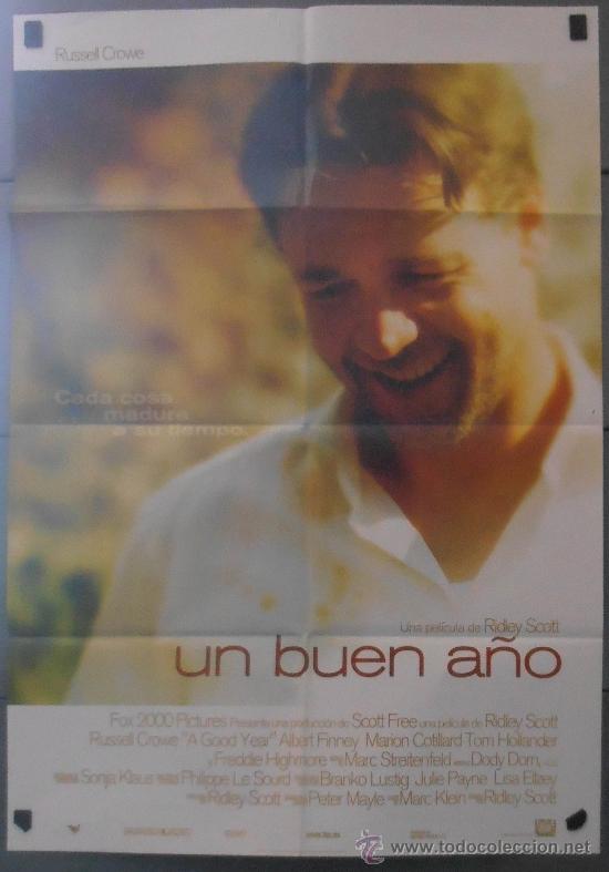 Cinema: UN BUEN A&Ntilde;O, CARTEL DE CINE ORIGINAL 70x100 APROX (3298)