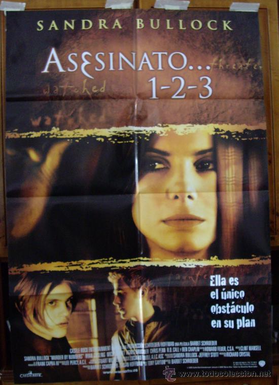 Cine: ASESINATO 1-2-3, con Sandra Bullock.  POSTER.
