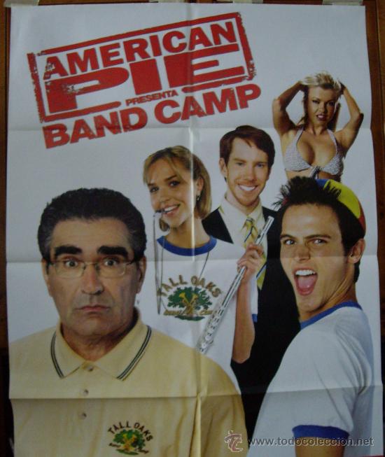Cine: AMERICAN PI&Eacute; BAND CAMP. POSTER DE VIDEO. 68 X 98 cms. 2005.