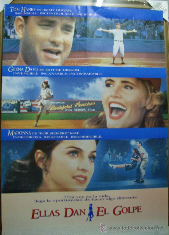 Cine: ELLAS DAN EL GOLPE, con Madonna. POSTER.