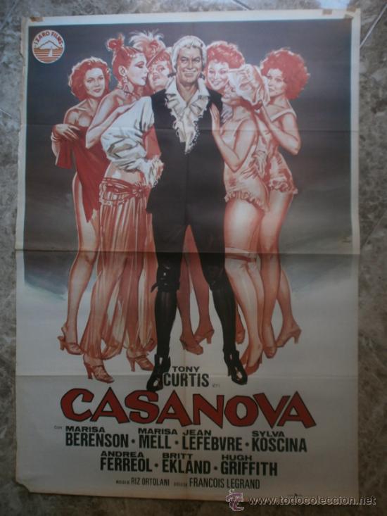 Cine: CASANOVA. TONY CURTIS. A&Ntilde;O 1977. - Foto 1