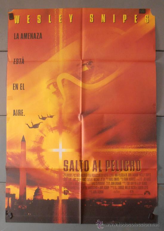 Cinema: SALTO AL PELIGRO,CARTEL DE CINE ORIGINAL 70x100 cm CON ALGUN DEFECTO A 1&euro;,VER FOTO (2514)