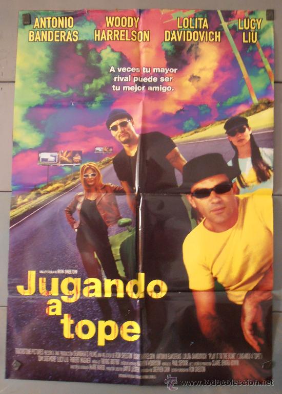 Cinema: JUGANDO A TOPE,CARTEL DE CINE ORIGINAL 70x100 cm CON ALGUN DEFECTO A 1&euro;,VER FOTO (2531)