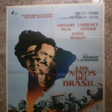 Cine: LOS NIÑOS DEL BRASIL. GREGORY PECK, LAURENCE OLIVIER, JAMES MASON. AÑO 1979.