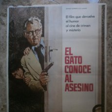 Cine: EL GATO CONOCE AL ASESINO. ART CARNEY, LILY TOMLIN. AÑO 1978.
