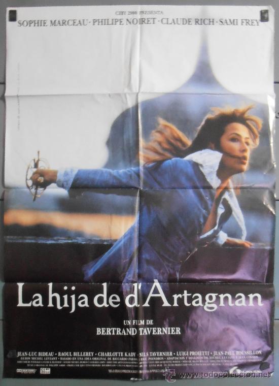 Cinema: LA HIJA DE D'ARTAGNAN, CARTEL DE CINE ORIGINAL 70x100 APROX (4804)