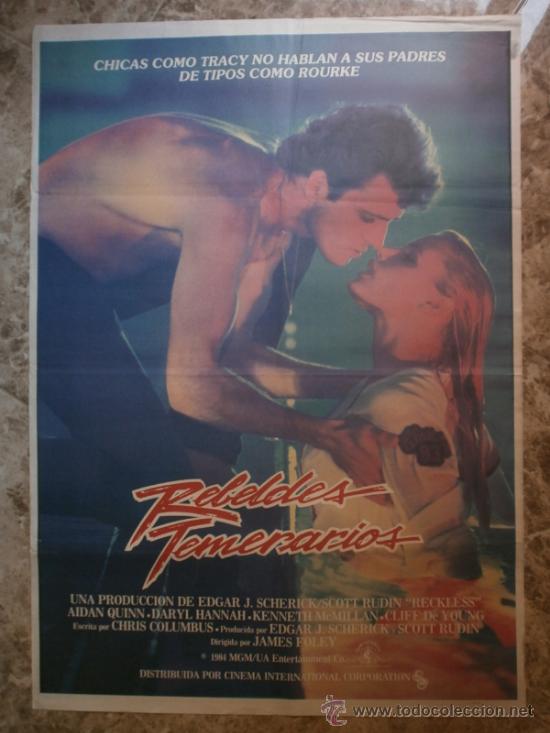 Cinema: REBELDES TEMERARIOS. AIDAN QUINN, DARYL HANNAH, KENNETH McMILLAN. A&Ntilde;O 1984.