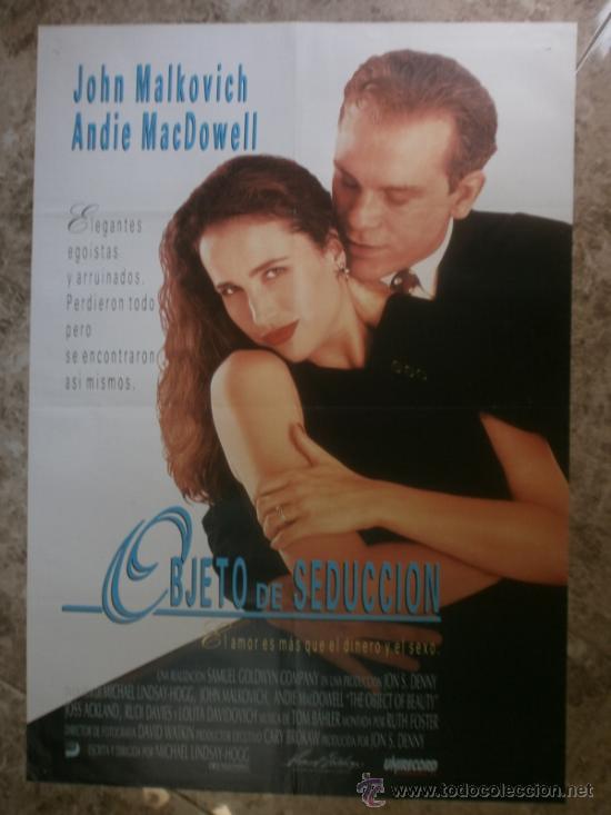 Cine: OBJETO DE SEDUCCION. JOHN MALKOVICH, ANDIE MacDOWELL. - Foto 1