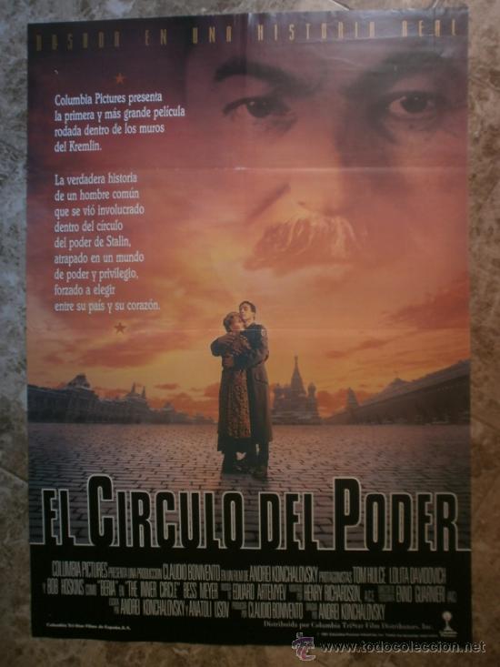 Cine: EL CIRCULO DEL PODER. TOM HULCE, LOLITA DAVIDOVICH, BOB HOSKINS. A&Ntilde;O 1991. - Foto 1