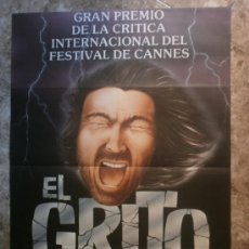 Cine: EL GRITO. ALAN BATES, SUSANNAH YORK, JOHN HURT. AÑO 1982.
