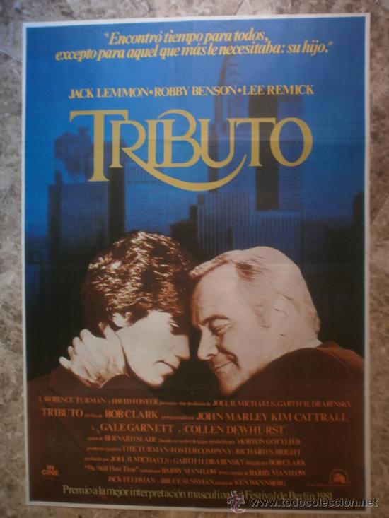 Cine: TRIBUTO. JACK LEMMON, ROBBY BENSON, LEE REMICK. - Foto 1